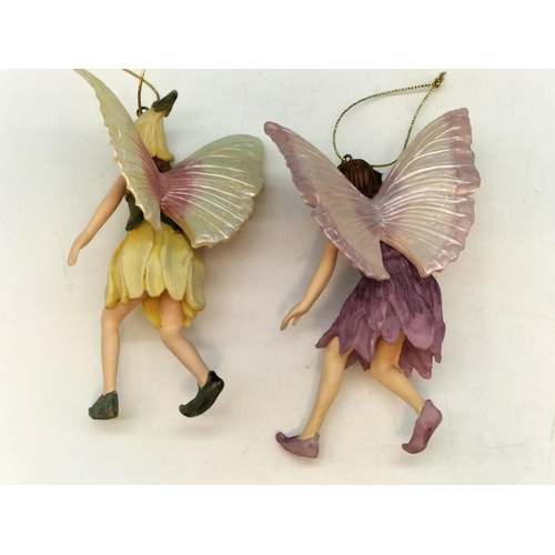 384 - Hanging Fairy Ornaments/Decorations (4). 12.5cm Tall.