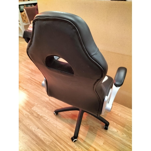 45 - Modern Office Leatherette Chair. Collection Only