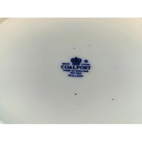 152 - Coalport 'Willow' Pattern Bowl. 11cm High, 26cm Diameter.