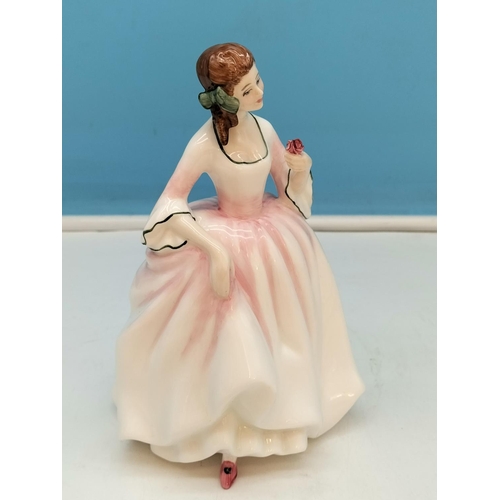 182 - Royal Doulton 18cm Lady Figure 'Tender Moment' HN 3303.