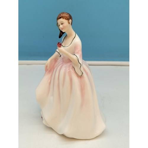 182 - Royal Doulton 18cm Lady Figure 'Tender Moment' HN 3303.