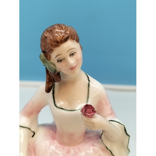 182 - Royal Doulton 18cm Lady Figure 'Tender Moment' HN 3303.