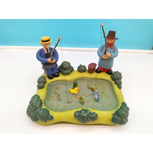 213 - Boxed Robert Harrop Camberwick Green 'Windy Miller & Mr Carraway Fishing in the Sun' CGS02.