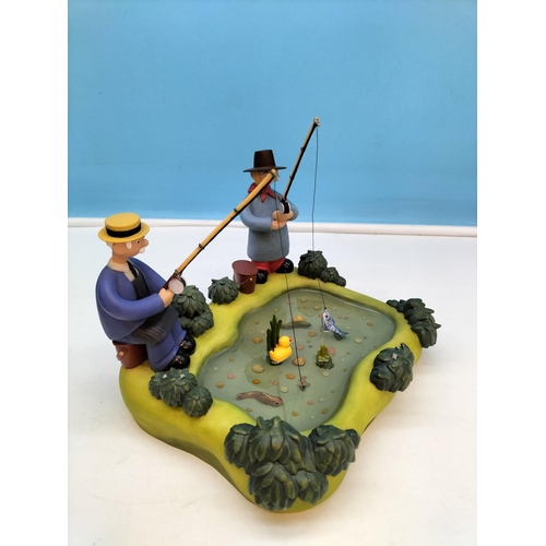 213 - Boxed Robert Harrop Camberwick Green 'Windy Miller & Mr Carraway Fishing in the Sun' CGS02.