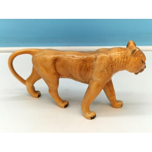 228 - Beswick Figure of a Lioness. 11cm High x 22cm.