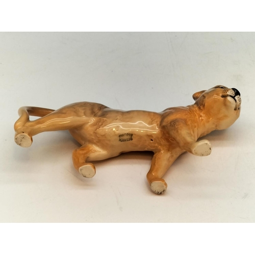 229 - Beswick Figure of a Lion Cub. 10m high x 16cm.