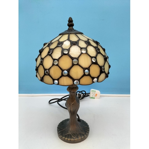 234 - Tiffany Style Lamp W/O. 36cm Tall.