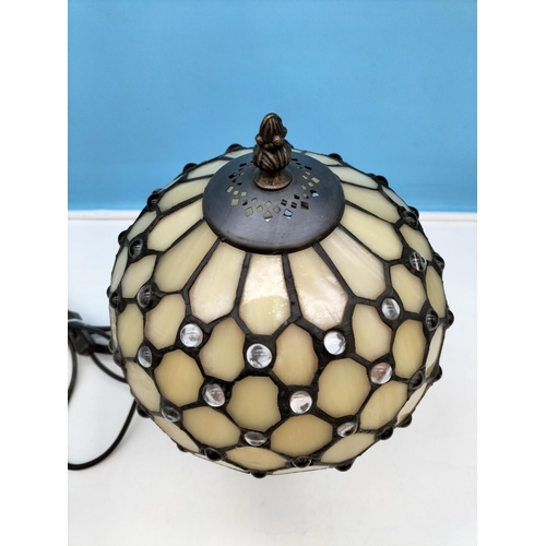 234 - Tiffany Style Lamp W/O. 36cm Tall.