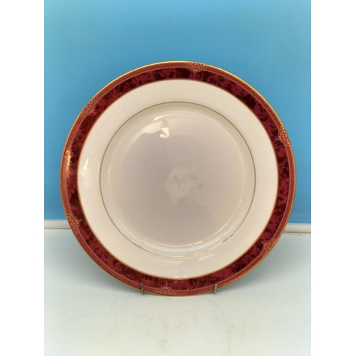 284 - Spode China 27cm Dinner Plates (6) in the 'Bordeaux' Pattern.