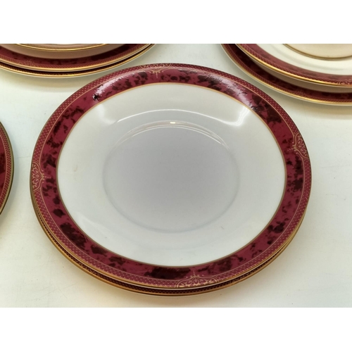 285 - Spode China 'Bordeaux' Items (21) to include Plates, Side Plates, Cups and Saucers.