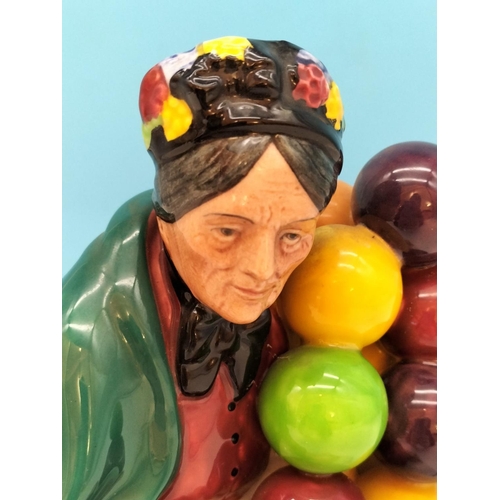 475 - Royal Doulton 17cm Figure 'The Old Balloon Seller' HN 1315.