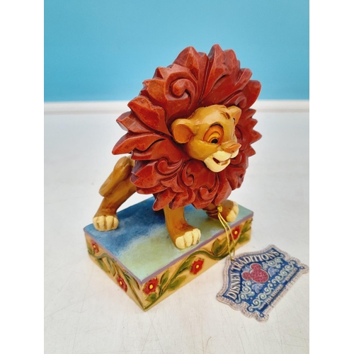 476 - Boxed Disney Traditions Lion King 'Simba - I Just Can't Wait to be King' Figure 10cm High.