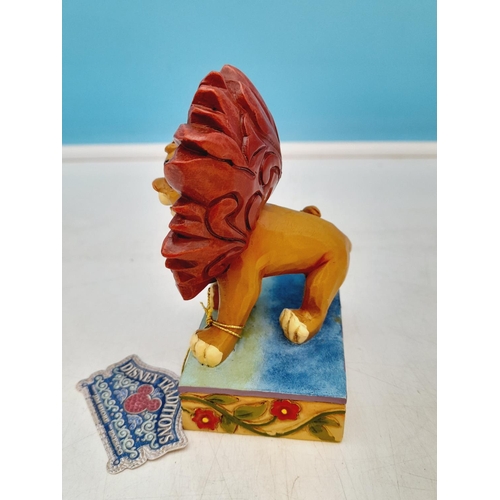 476 - Boxed Disney Traditions Lion King 'Simba - I Just Can't Wait to be King' Figure 10cm High.