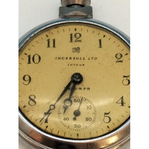 348 - Ingersoll (London) Triumph Pocket Watch and Precisa Pocket Watch. 1 W/O. Other Requires Attention.