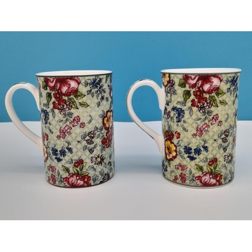 384 - Royal Albert Afternoon Tea 'Hartington' Mugs (2).