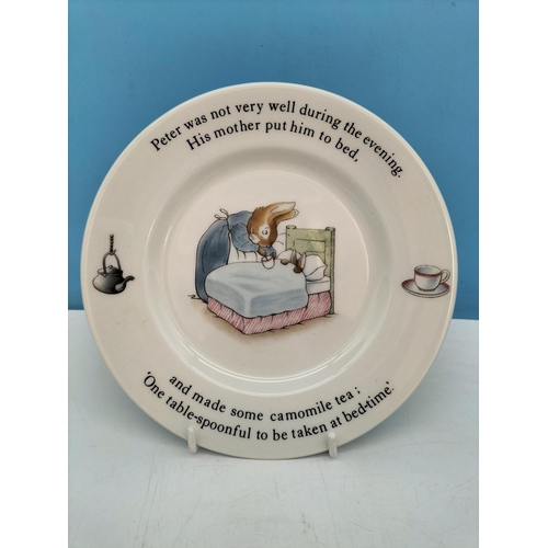 117 - Boxed Wedgwood Peter Rabbit Nursery Set.