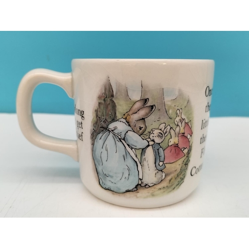 117 - Boxed Wedgwood Peter Rabbit Nursery Set.