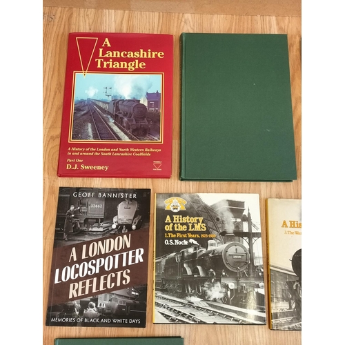 130 - Collection of Railway Related Reference Books (15) to include A Great Western Gallery, LMS Engines, ... 