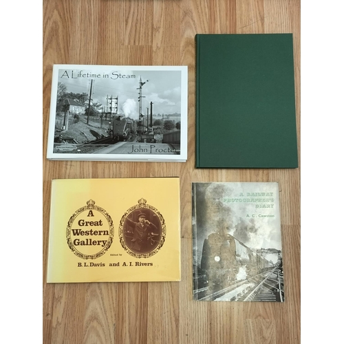 130 - Collection of Railway Related Reference Books (15) to include A Great Western Gallery, LMS Engines, ... 