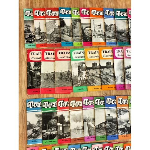 195 - Collection of 'Trains Illustrated' Magazines. 1950's-1960's.