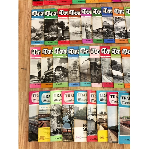 195 - Collection of 'Trains Illustrated' Magazines. 1950's-1960's.