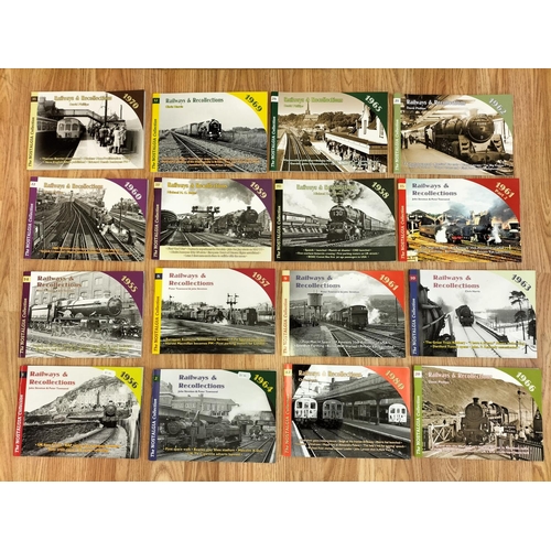 206 - Collection of Railways and Recollections, Nostalgia Collection Reference Books (16)