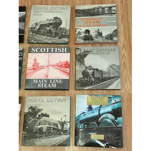 260 - Collection of Railway Related Reference Books (15) to include Great Western Steam, North Eastern Ste... 