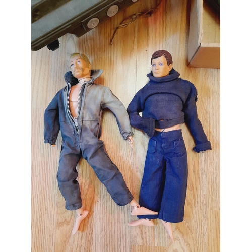 264 - Vintage 1960's Palitoy Action Men Items to include Figures (2), Boxed Assault Craft and Tank.