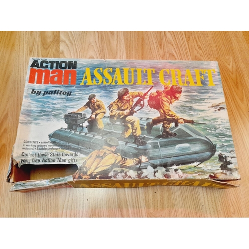 264 - Vintage 1960's Palitoy Action Men Items to include Figures (2), Boxed Assault Craft and Tank.