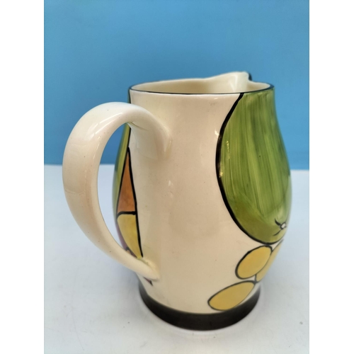 278 - Wilkinson's Clarice Cliff Cream 20cm Jug Painted in the 'New Fruits' Pattern.