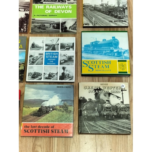 286 - Collection of Railway Related Reference Books (16) to include Liverpool and Manchester, A Lifetime i... 