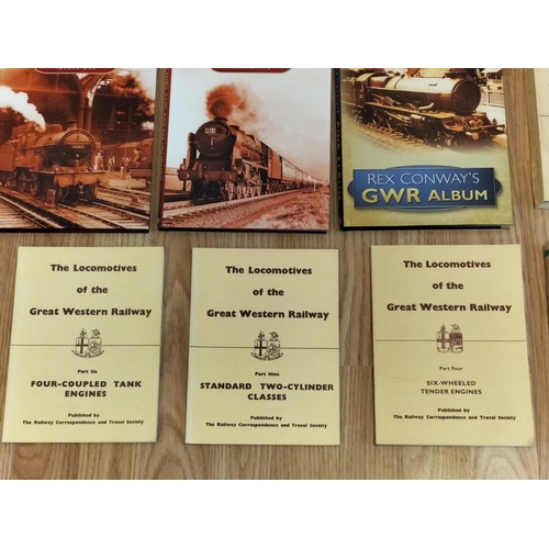 320 - Collection of Railway Related Reference Books (15) to include Rex Conway's Steam Journey (7 Volumes)... 