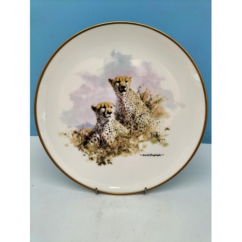 386 - Wedgwood David Shepherd Wildlife Collection 27cm Collectors Plates (8).