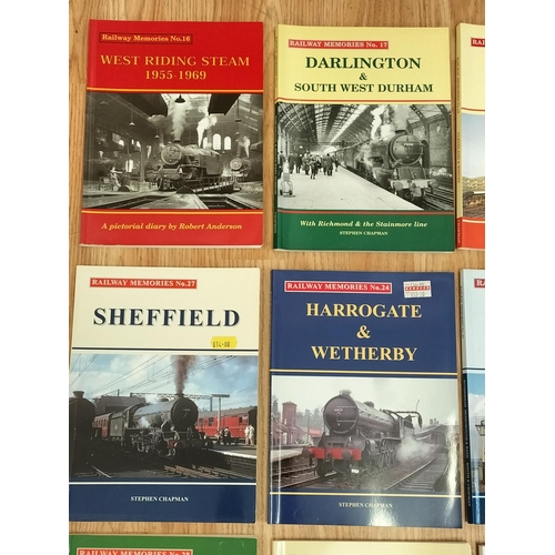 390 - Collection of Railway Related Reference Books (15) to include Various Volumes of Railway Memories.