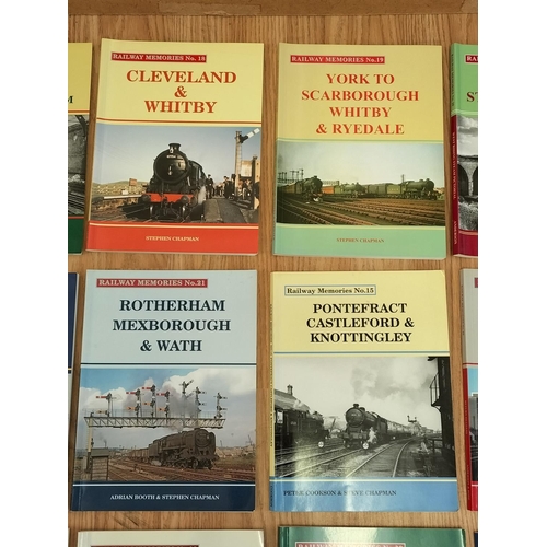 390 - Collection of Railway Related Reference Books (15) to include Various Volumes of Railway Memories.