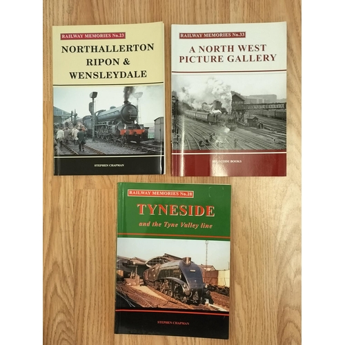 390 - Collection of Railway Related Reference Books (15) to include Various Volumes of Railway Memories.