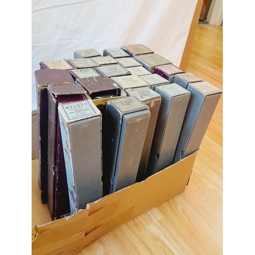 397 - Large Collection of Antique Pianola Boxed Music Rolls.