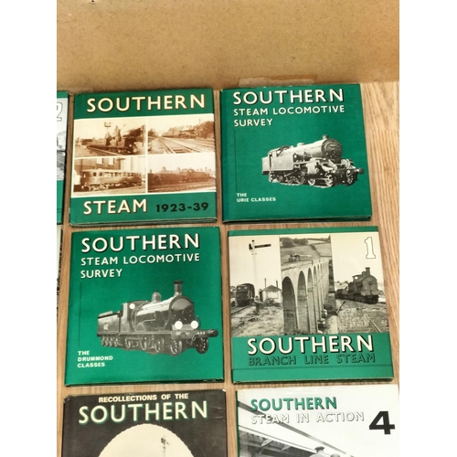 491 - Collection of Railway Related Reference Books (17) to include Southern Steam, Southern Branch Line, ... 