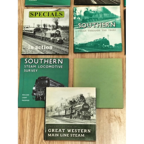 491 - Collection of Railway Related Reference Books (17) to include Southern Steam, Southern Branch Line, ... 