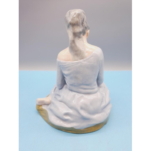 494 - Ceramic 19cm Figure in the Style of Wade Eileen Ogle. Unmarked.