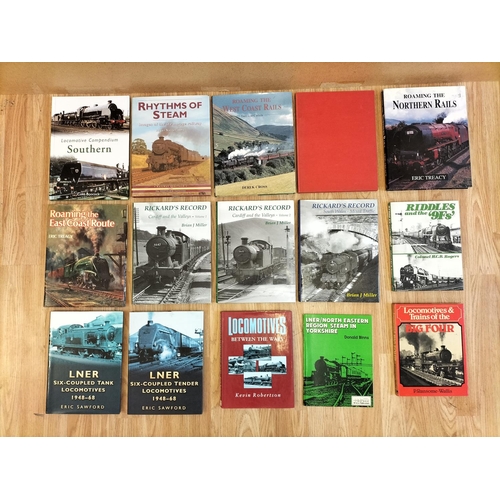 61 - Collection of Railway Related Reference Books (15) to include Rhythms of Steam, Rickards Record (3 V... 