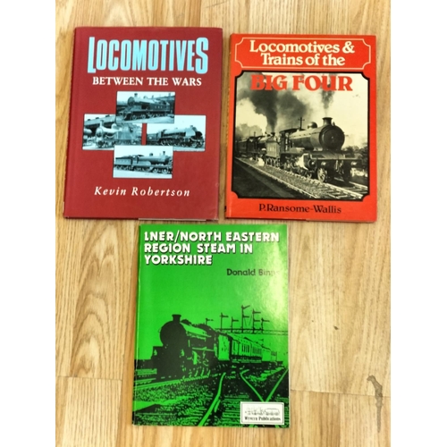 61 - Collection of Railway Related Reference Books (15) to include Rhythms of Steam, Rickards Record (3 V... 