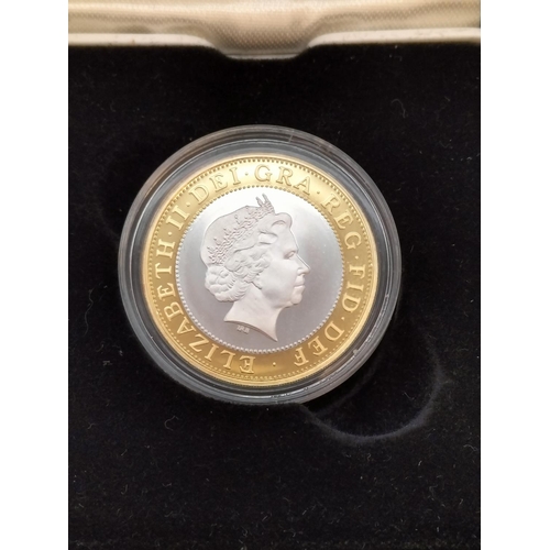 151 - Royal Mint 2006 Silver Proof Two Pound 'Brunel' Coin in Case with C.O.A.