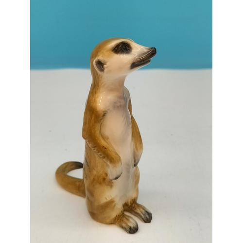 208 - Beswick Figures (3) Dalmatian Pup, Meerkat and Kitten Figures. Tallest 12cm.