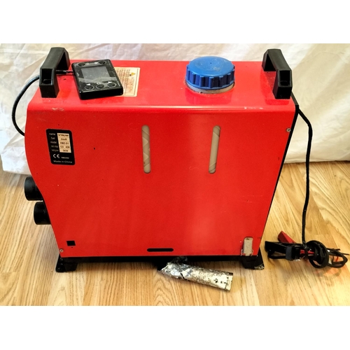 441 - Diesel Night Heater, Model XMZ-D1  12v  40w. Heating Power 5kw plus 12v Car Battery W/O. Collection ... 