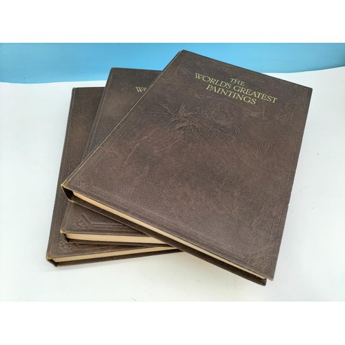 443 - Hardback Books 'The Worlds Greatest Paintings', Volumes 1, 2, and 3.