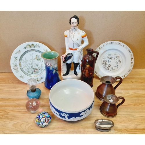 150 - Collection of Items to include Joan Honey Doulton Lambeth Vase (Repair to Rim), Adams Bowl, Royal Do... 