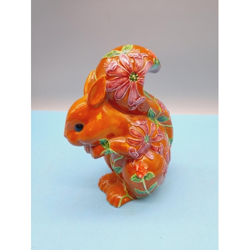 187 - Tubelined Figure of a Squirrel by Floral Parade. 16cm Tall.