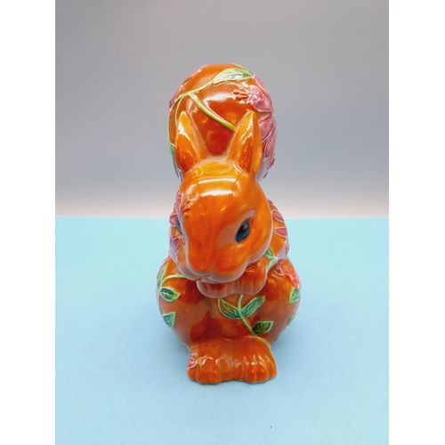 187 - Tubelined Figure of a Squirrel by Floral Parade. 16cm Tall.