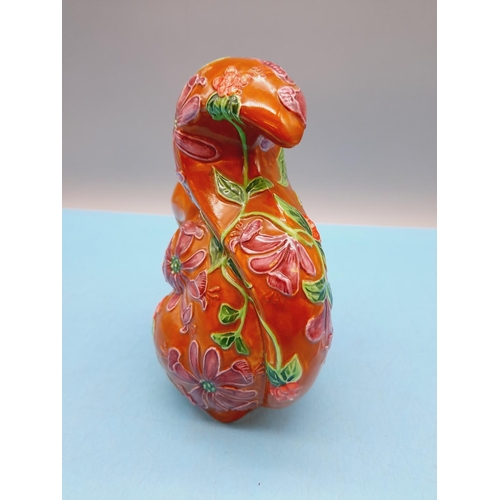 187 - Tubelined Figure of a Squirrel by Floral Parade. 16cm Tall.